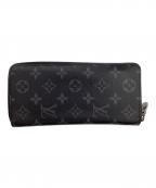 LOUIS VUITTONルイ ヴィトン）の古着「ジッピー・ウォレット ヴェルティカル モノグラム」｜ブラック