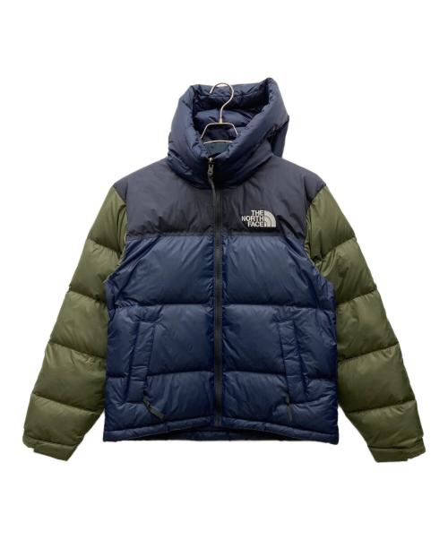 THE NORTH FACE（ザ ノース フェイス）THE NORTH FACE (ザ ノース フェイス) NUPTSE HYBRID DOWN HOODIE ネイビー サイズ:M/95の古着・服飾アイテム