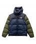 THE NORTH FACE（ザ ノース フェイス）の古着「NUPTSE HYBRID DOWN HOODIE」｜ネイビー