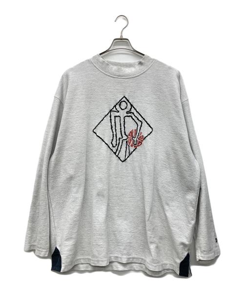 adidas（アディダス）adidas (アディダス) スウェット グレー サイズ:US 2XLの古着・服飾アイテム
