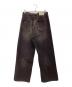 LIDnM (リドム) SUNBURN AGED CORDUROY PANTS ブラウン サイズ:L：8000円