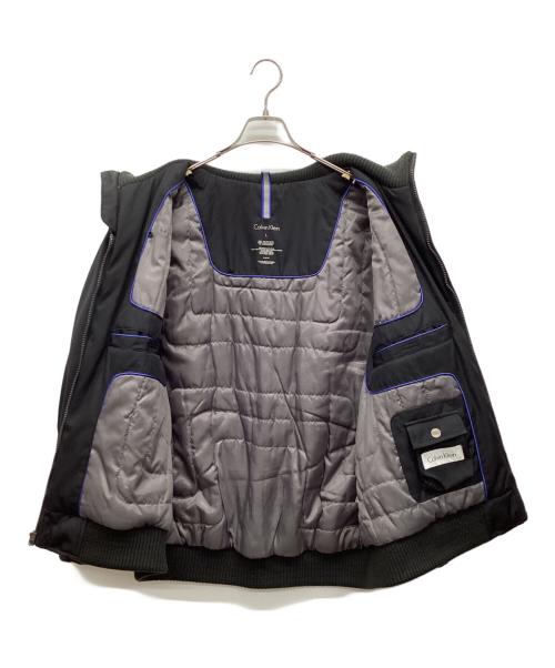Calvin Klein（カルバンクライン）Calvin Klein (カルバンクライン) ボマージャケット ブラック サイズ:Lの古着・服飾アイテム
