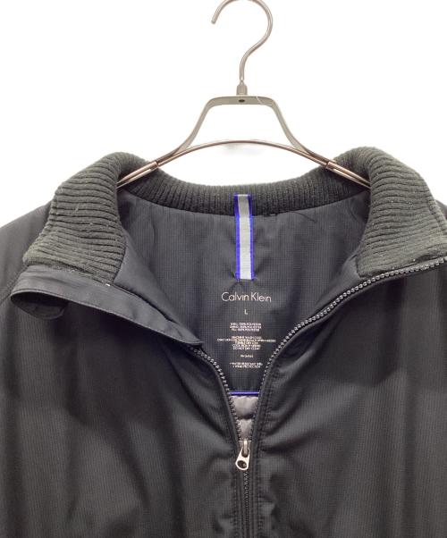 Calvin Klein（カルバンクライン）Calvin Klein (カルバンクライン) ボマージャケット ブラック サイズ:Lの古着・服飾アイテム