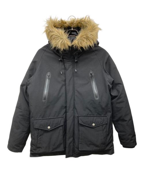 Schott（ショット）Schott (ショット) フーデッドダウンパーカ ブラック サイズ:Lの古着・服飾アイテム