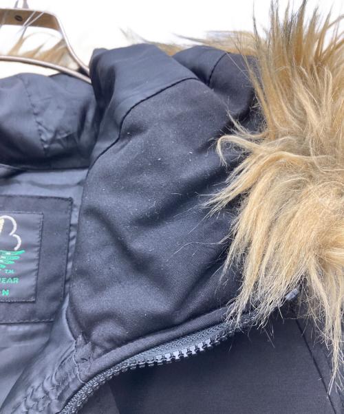 Schott（ショット）Schott (ショット) フーデッドダウンパーカ ブラック サイズ:Lの古着・服飾アイテム