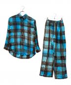 sukuhomeスクホーム）の古着「セットアップ」｜ブルー