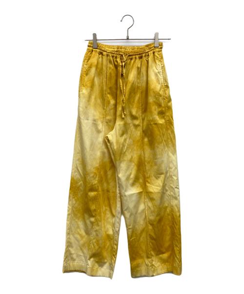 R JUBILEE（アールジュビリー）R JUBILEE (アールジュビリー) タイダイパンツ Ψ イエロー サイズ:Sの古着・服飾アイテム