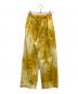R JUBILEE（アールジュビリー）の古着「タイダイパンツ Ψ」｜イエロー