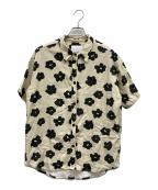 RITA ROWリタロウ）の古着「BARBRA フラワープリント シャツ」｜ベージュ