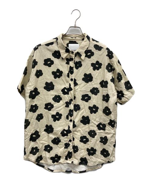 RITA ROW（リタロウ）RITA ROW (リタロウ) BARBRA フラワープリント シャツ ベージュ サイズ:XSの古着・服飾アイテム