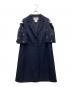 Rene（ルネ）の古着「オープンショルダーコート」｜ネイビー