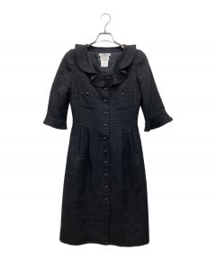 中古・古着通販】Rene (ルネ) ノースリーブワンピース ブラック サイズ