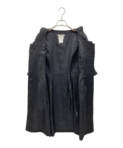 Rene（ルネ）Rene (ルネ) ツイードワンピース ブラック サイズ:36の古着・服飾アイテム