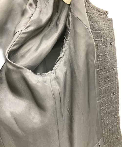 Rene（ルネ）Rene (ルネ) ツイードワンピース ブラック サイズ:36の古着・服飾アイテム