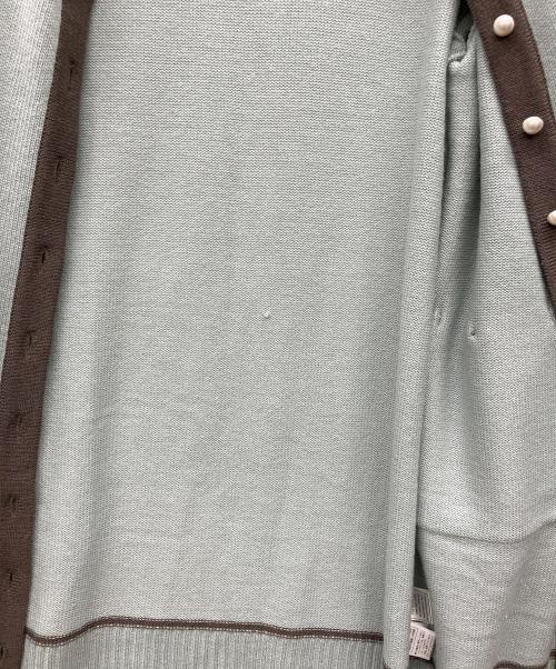 Rene（ルネ）Rene (ルネ) ニットカーディガン スカイブルー サイズ:36の古着・服飾アイテム