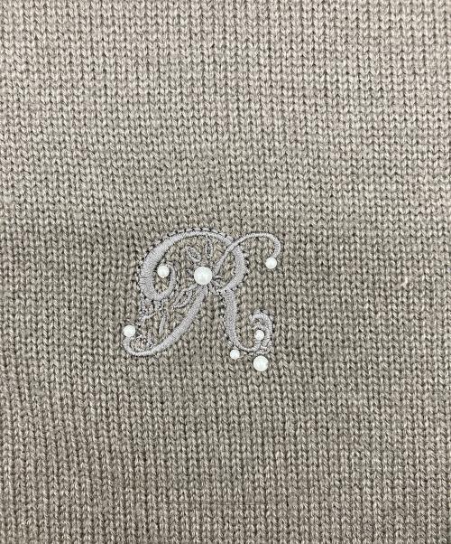 Rene（ルネ）Rene (ルネ) ニットワンピース ブラウン サイズ:36の古着・服飾アイテム