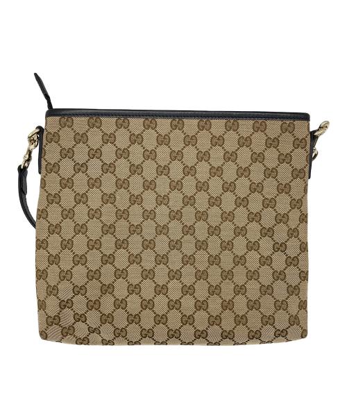 GUCCI（グッチ）GUCCI (グッチ) GGキャンバス ショルダーバッグ ベージュの古着・服飾アイテム