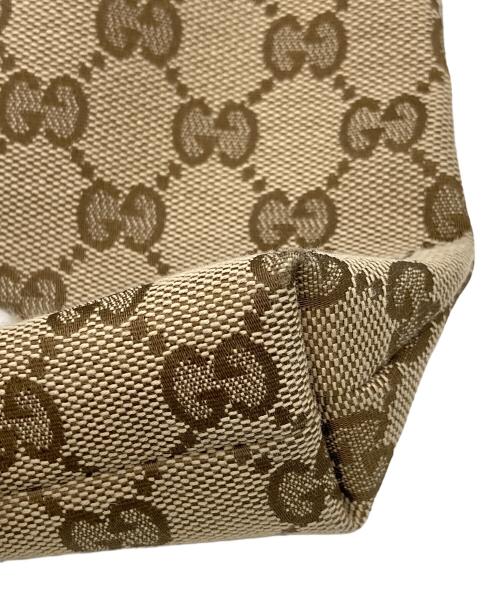 GUCCI（グッチ）GUCCI (グッチ) GGキャンバス ショルダーバッグ ベージュの古着・服飾アイテム