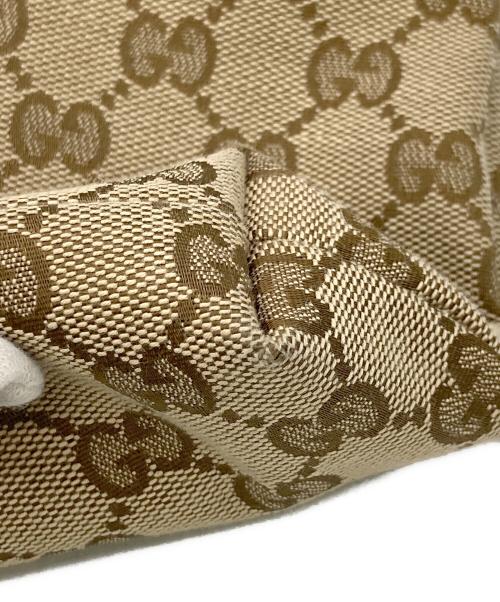 GUCCI（グッチ）GUCCI (グッチ) GGキャンバス ショルダーバッグ ベージュの古着・服飾アイテム