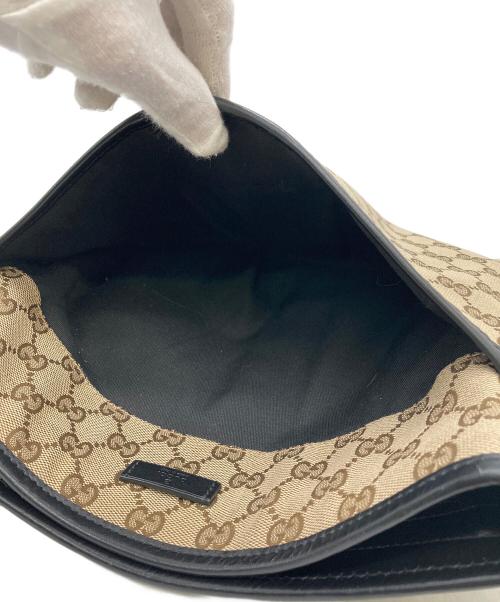 GUCCI（グッチ）GUCCI (グッチ) GGキャンバス ショルダーバッグ ベージュの古着・服飾アイテム