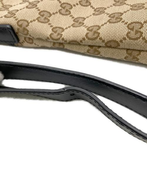 GUCCI（グッチ）GUCCI (グッチ) GGキャンバス ショルダーバッグ ベージュの古着・服飾アイテム