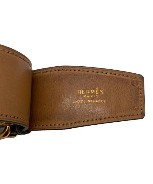 HERMES（エルメス）HERMES (エルメス) Hロゴレザーベルト ブラックの古着・服飾アイテム