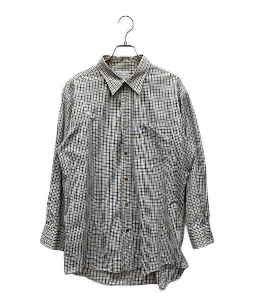 BURBERRY（バーバリー）BURBERRY (バーバリー) ギンガムチェックシャツ ベージュ サイズ:L-Largeの古着・服飾アイテム