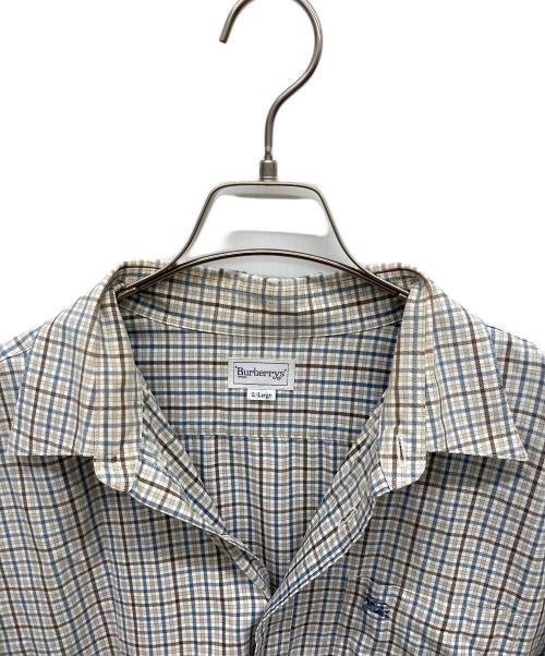 BURBERRY（バーバリー）BURBERRY (バーバリー) ギンガムチェックシャツ ベージュ サイズ:L-Largeの古着・服飾アイテム