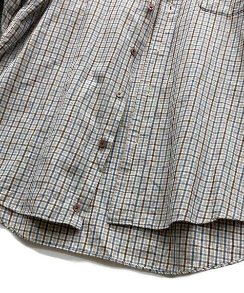 BURBERRY（バーバリー）BURBERRY (バーバリー) ギンガムチェックシャツ ベージュ サイズ:L-Largeの古着・服飾アイテム