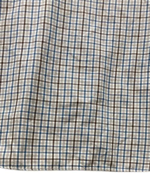 BURBERRY（バーバリー）BURBERRY (バーバリー) ギンガムチェックシャツ ベージュ サイズ:L-Largeの古着・服飾アイテム