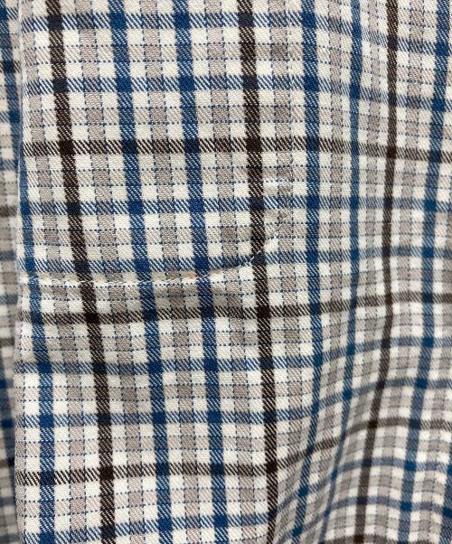 BURBERRY（バーバリー）BURBERRY (バーバリー) ギンガムチェックシャツ ベージュ サイズ:L-Largeの古着・服飾アイテム