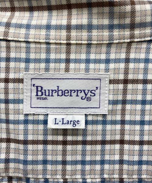 BURBERRY（バーバリー）BURBERRY (バーバリー) ギンガムチェックシャツ ベージュ サイズ:L-Largeの古着・服飾アイテム