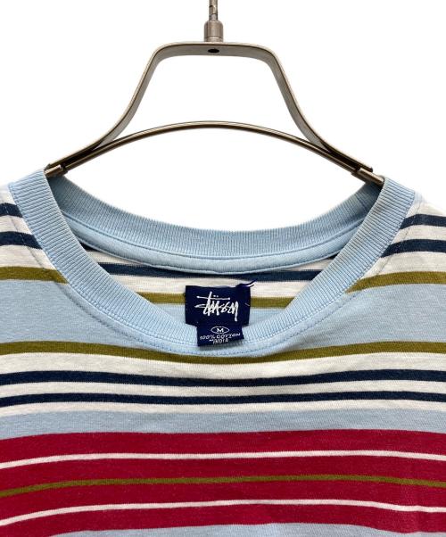 stussy（ステューシー）stussy (ステューシー) 半袖カットソー スカイブルー サイズ:Ｍの古着・服飾アイテム