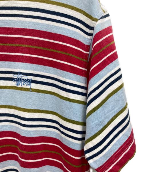 stussy（ステューシー）stussy (ステューシー) 半袖カットソー スカイブルー サイズ:Ｍの古着・服飾アイテム