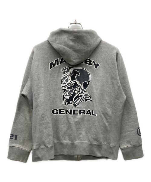 A BATHING APE（ア ベイシング エイプ）A BATHING APE (ア ベイシング エイプ) ジップパーカー グレー サイズ:Lの古着・服飾アイテム