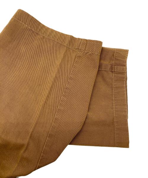 POLO RALPH LAUREN（ポロ・ラルフローレン）POLO RALPH LAUREN (ポロ・ラルフローレン) 2タックポロチノ ブラウン サイズ:SIZE 34の古着・服飾アイテム