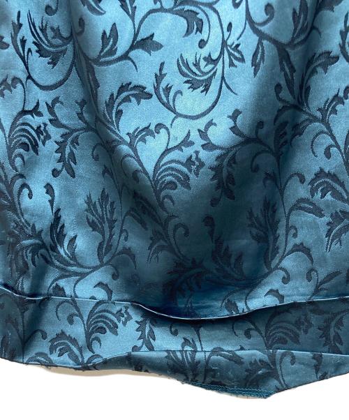 MAISON SPECIAL（メゾンスペシャル）MAISON SPECIAL (メゾンスペシャル) リーフサテンチャイナワイドパンツ スカイブルー サイズ:02の古着・服飾アイテム