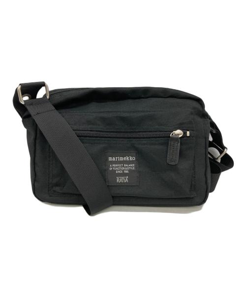 marimekko（マリメッコ）marimekko (マリメッコ) ショルダーバッグ ブラックの古着・服飾アイテム
