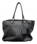 PELLE MORBIDAペッレモルビダ）の古着「レザートートバッグ」｜ブラック