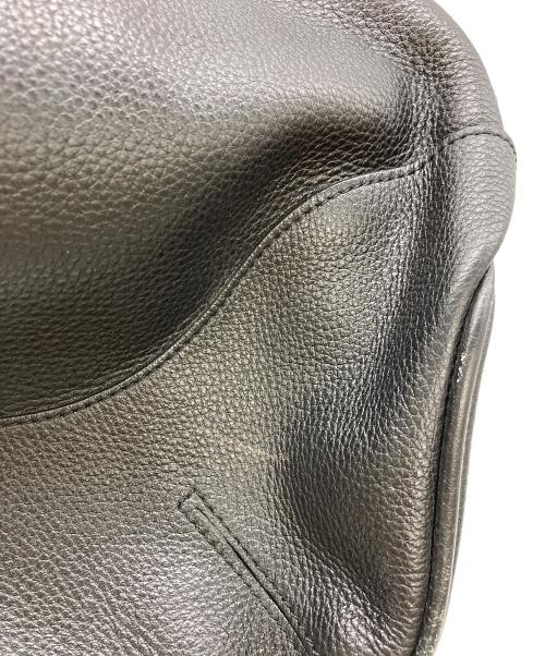 PELLE MORBIDA（ペッレモルビダ）PELLE MORBIDA (ペッレモルビダ) レザートートバッグ ブラックの古着・服飾アイテム