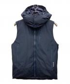 DAIWA LIFESTYLEダイワ ライフスタイル）の古着「XPEDITION DOWN VEST GORE-TEX」｜ネイビー