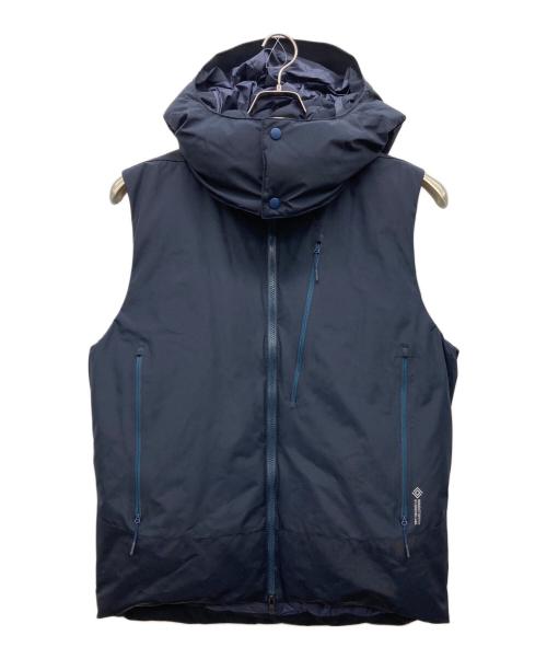 DAIWA LIFESTYLE（ダイワ ライフスタイル）DAIWA LIFESTYLE (ダイワ ライフスタイル) XPEDITION DOWN VEST GORE-TEX ネイビー サイズ:165/84A(S)の古着・服飾アイテム