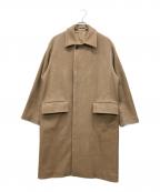 AURALEEオーラリー）の古着「WOOL SILK MELTON DUFFLE COAT」｜ベージュ