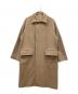 AURALEE（オーラリー）の古着「WOOL SILK MELTON DUFFLE COAT」｜ベージュ