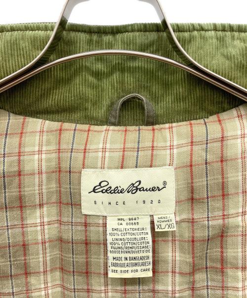 Eddie Bauer（エディーバウアー）Eddie Bauer (エディーバウアー) ベスト オリーブ サイズ:XLの古着・服飾アイテム