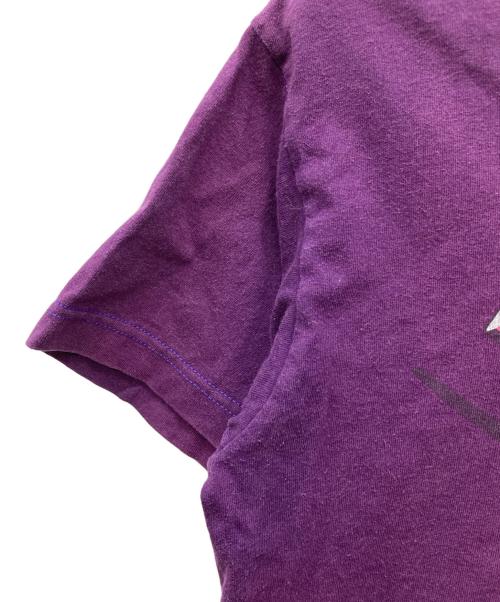 stussy（ステューシー）stussy (ステューシー) 半袖クロップドTシャツ パープル サイズ:Mの古着・服飾アイテム