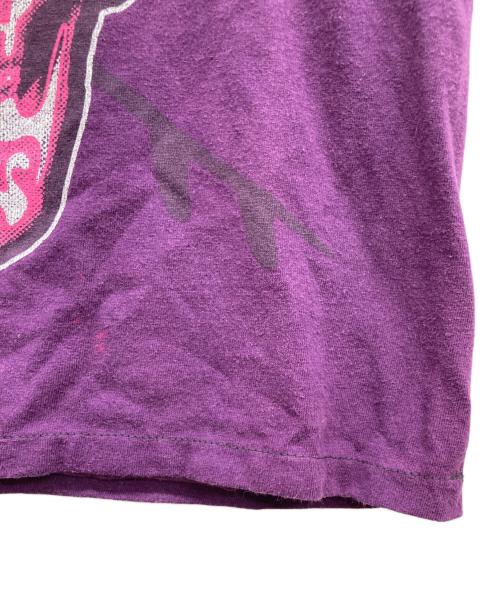 stussy（ステューシー）stussy (ステューシー) 半袖クロップドTシャツ パープル サイズ:Mの古着・服飾アイテム