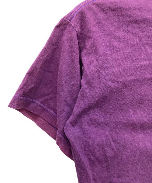 stussy（ステューシー）stussy (ステューシー) 半袖クロップドTシャツ パープル サイズ:Mの古着・服飾アイテム