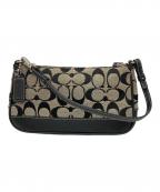 COACHコーチ）の古着「ハンドバッグ」｜ベージュ×ブラック