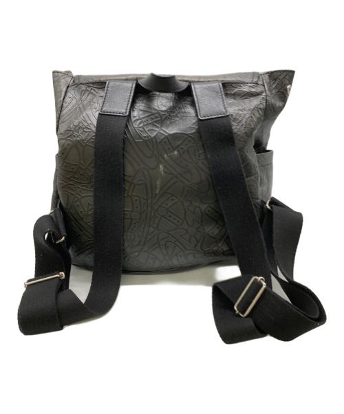 Vivienne Westwood（ヴィヴィアンウエストウッド）Vivienne Westwood (ヴィヴィアンウエストウッド) elite (エリート) アーサー リュックサック ブラウンの古着・服飾アイテム